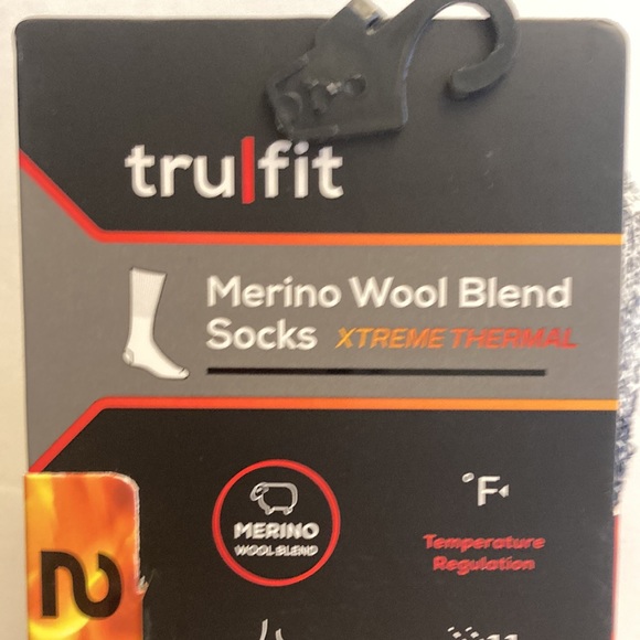 Merino Wool Blend Socks Xtreme Thermal Warm Cold Weather Boot Socks Grey - Picture 8 of 15